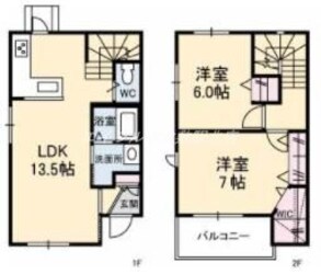 ドゥクオーレの物件間取画像